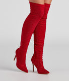 Stellar Shine Thigh-High Stiletto Boots are chic ladies' shoes to complete your best 2023 outfits. They come in a variety of trendy women's shoe styles like platforms and dressy low-heels, & are available in wide widths for better comfort.