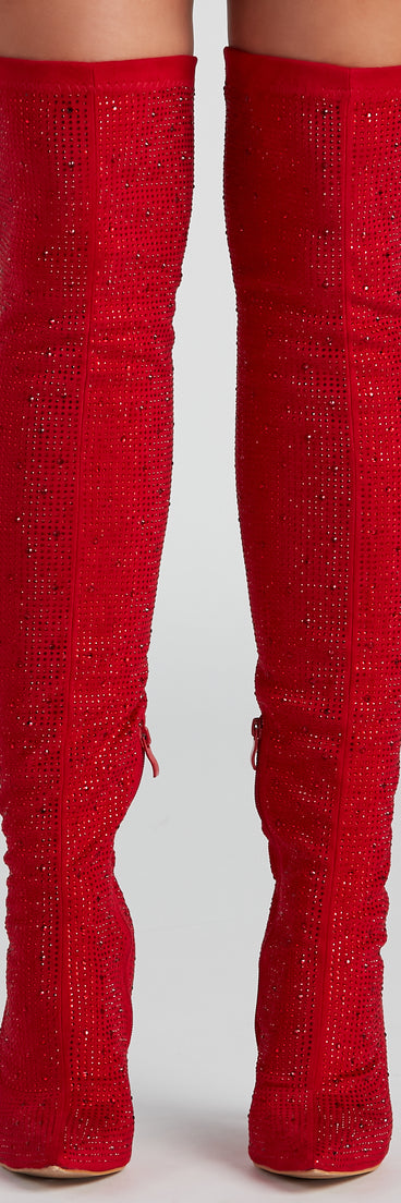 Stellar Shine Thigh-High Stiletto Boots are chic ladies' shoes to complete your best 2023 outfits. They come in a variety of trendy women's shoe styles like platforms and dressy low-heels, & are available in wide widths for better comfort.