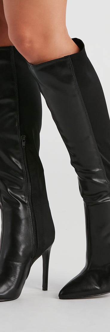 Make It Slay 50/50 Stiletto Boots are chic ladies' shoes to complete your best 2023 outfits. They come in a variety of trendy women's shoe styles like platforms and dressy low-heels, & are available in wide widths for better comfort.