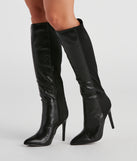 Make It Slay 50/50 Stiletto Boots are chic ladies' shoes to complete your best 2023 outfits. They come in a variety of trendy women's shoe styles like platforms and dressy low-heels, & are available in wide widths for better comfort.