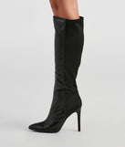 Make It Slay 50/50 Stiletto Boots are chic ladies' shoes to complete your best 2023 outfits. They come in a variety of trendy women's shoe styles like platforms and dressy low-heels, & are available in wide widths for better comfort.