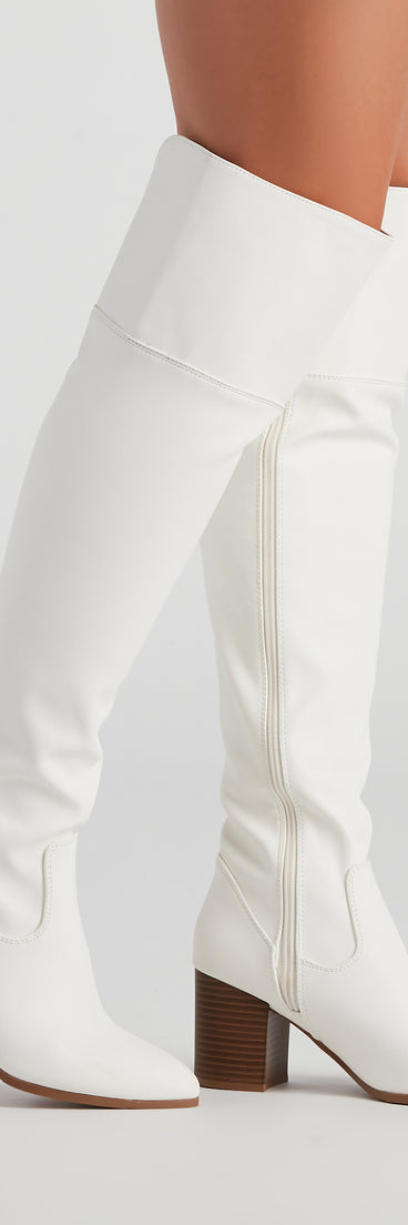 Retro Babe Over-The-Knee Boots are chic ladies' shoes to complete your best 2023 outfits. They come in a variety of trendy women's shoe styles like platforms and dressy low-heels, & are available in wide widths for better comfort.