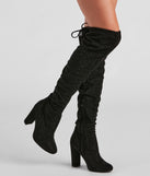 Be Dazzled Rhine Over The Knee Boots are chic ladies' shoes to complete your best 2023 outfits. They come in a variety of trendy women's shoe styles like platforms and dressy low-heels, & are available in wide widths for better comfort.