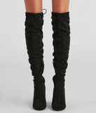 Be Dazzled Rhine Over The Knee Boots are chic ladies' shoes to complete your best 2023 outfits. They come in a variety of trendy women's shoe styles like platforms and dressy low-heels, & are available in wide widths for better comfort.