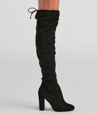 Be Dazzled Rhine Over The Knee Boots are chic ladies' shoes to complete your best 2023 outfits. They come in a variety of trendy women's shoe styles like platforms and dressy low-heels, & are available in wide widths for better comfort.