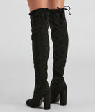 Be Dazzled Rhine Over The Knee Boots are chic ladies' shoes to complete your best 2023 outfits. They come in a variety of trendy women's shoe styles like platforms and dressy low-heels, & are available in wide widths for better comfort.