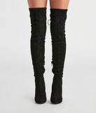 Stacked On Style Lace-Up Boots is a trendy pick to create 2023 concert outfits, festival dresses, outfits for raves, or to complete your best party outfits or clubwear!