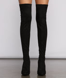 Sleek Story Over The Knee Boots are chic ladies' shoes to complete your best 2023 outfits. They come in a variety of trendy women's shoe styles like platforms and dressy low-heels, & are available in wide widths for better comfort.