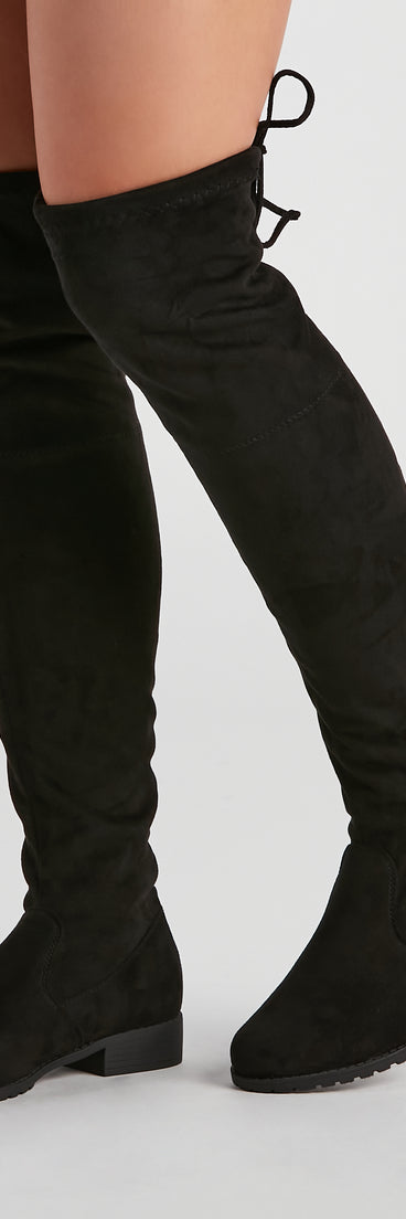 Classic Must-Have Over-The-Knee Boots is a trendy pick to create 2023 concert outfits, festival dresses, outfits for raves, or to complete your best party outfits or clubwear!