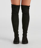 Classic Must-Have Over-The-Knee Boots is a trendy pick to create 2023 concert outfits, festival dresses, outfits for raves, or to complete your best party outfits or clubwear!