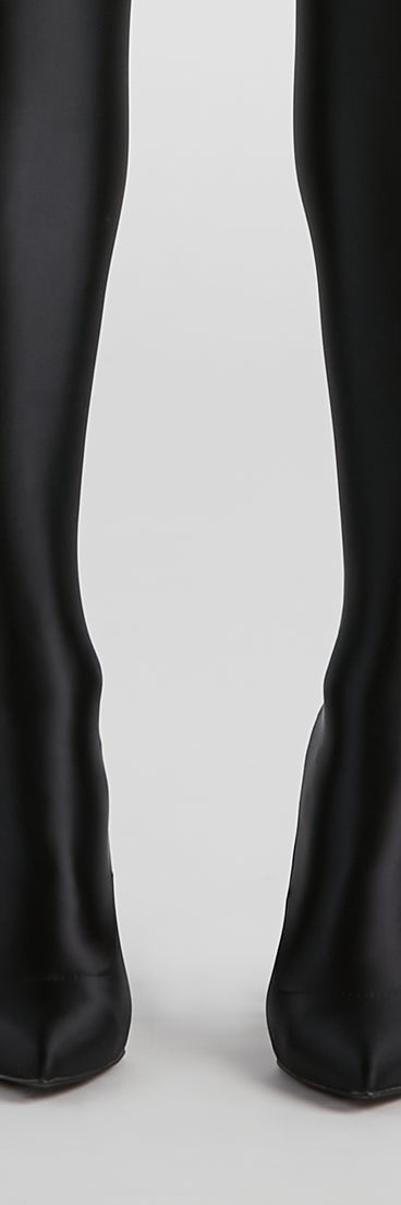 Runway Ready Legging Stiletto Boots are chic ladies' shoes to complete your best 2023 outfits. They come in a variety of trendy women's shoe styles like platforms and dressy low-heels, & are available in wide widths for better comfort.