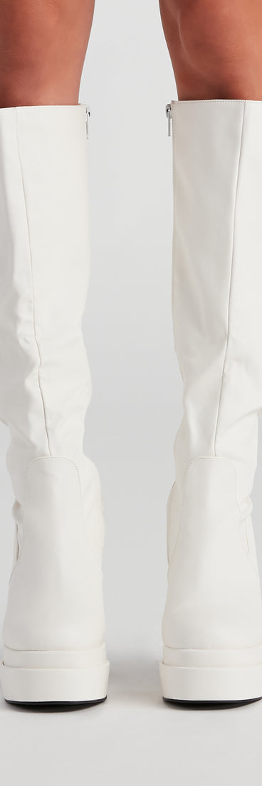 Rad And Retro Under The Knee Boots are chic ladies' shoes to complete your best 2023 outfits. They come in a variety of trendy women's shoe styles like platforms and dressy low-heels, & are available in wide widths for better comfort.