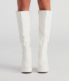 Rad And Retro Under The Knee Boots are chic ladies' shoes to complete your best 2023 outfits. They come in a variety of trendy women's shoe styles like platforms and dressy low-heels, & are available in wide widths for better comfort.