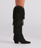 Shake It Off Fringe Cowgirl Boots is a trendy pick to create 2023 concert outfits, festival dresses, outfits for raves, or to complete your best party outfits or clubwear!