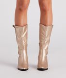 Western Glam Chrome Cowboy Boots are chic ladies' shoes to complete your best 2023 outfits. They come in a variety of trendy women's shoe styles like platforms and dressy low-heels, & are available in wide widths for better comfort.