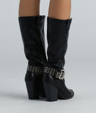 New Sheriff In Town Western Buckle Boots is a fire pick to create a concert outfit, 2024 festival looks, outfits for raves, or to complete your best party outfits or clubwear!