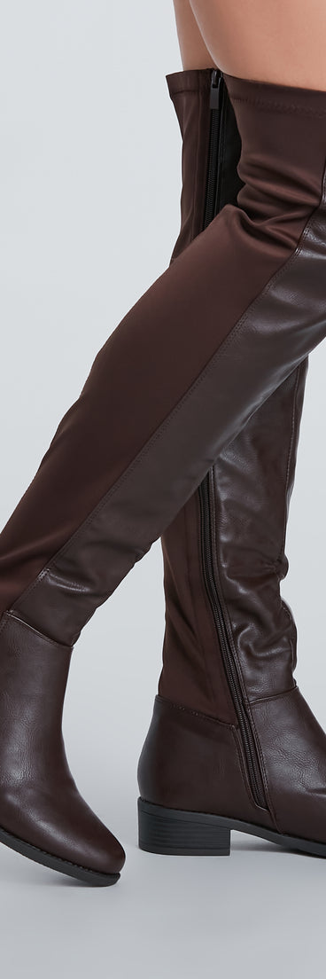 On Repeat Flat Over-The-Knee Boots