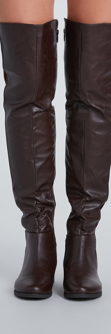 On Repeat Flat Over-The-Knee Boots