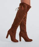 Strut Your Stuff Lace-Up Over-The-Knee Boots
