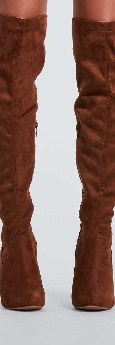 Strut Your Stuff Lace-Up Over-The-Knee Boots