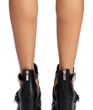 Buckle Down Pointed Bootie is a trendy pick to create 2023 festival outfits, festival dresses, outfits for concerts or raves, and complete your best party outfits!
