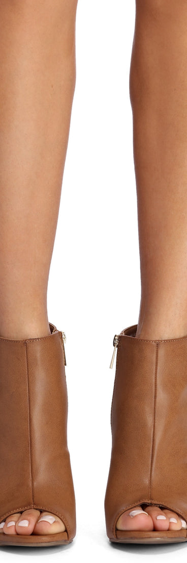 Feeling Fab Peep Toe Booties for 2022 festival outfits, festival dress, outfits for raves, concert outfits, and/or club outfits