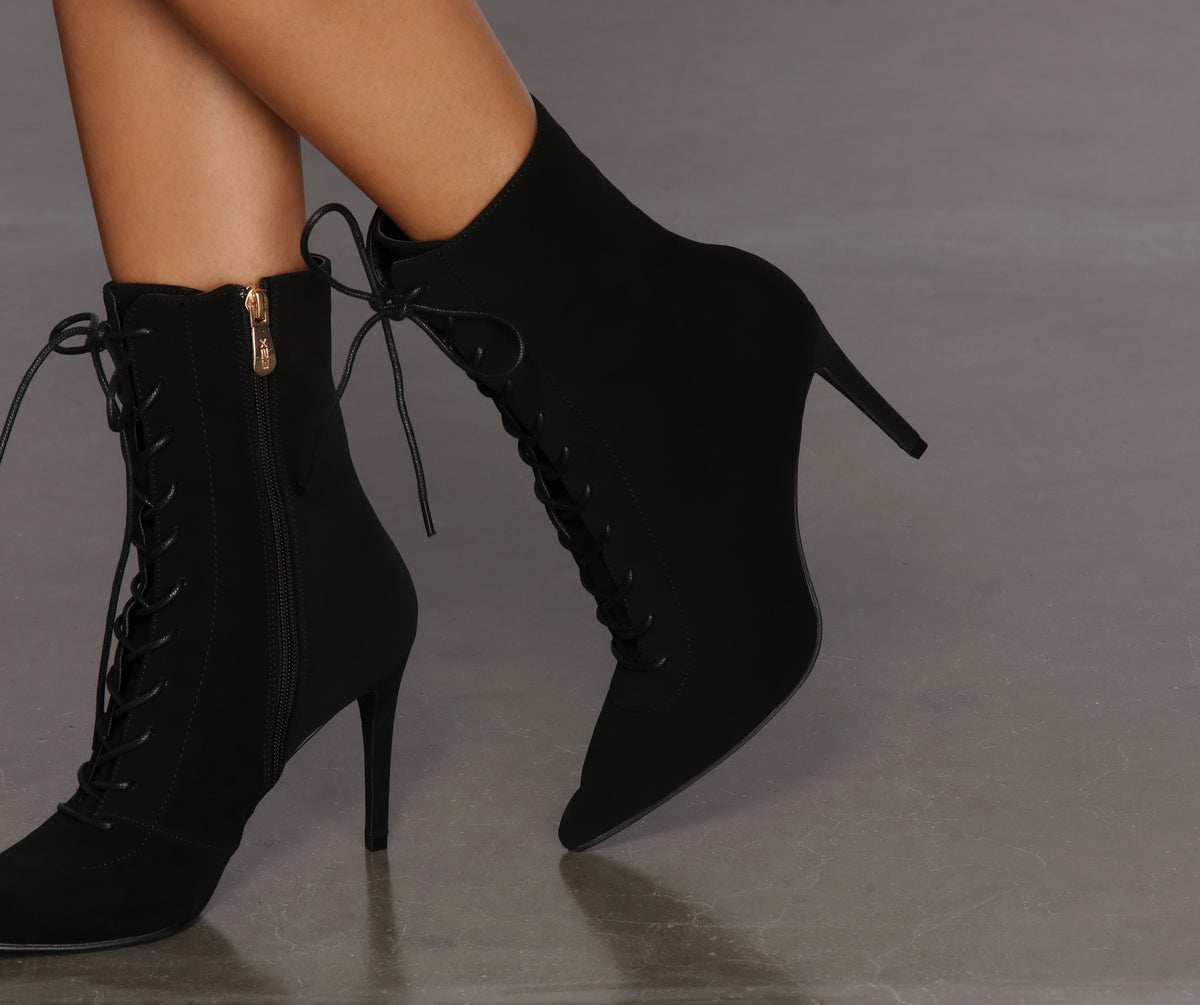 stiletto booties