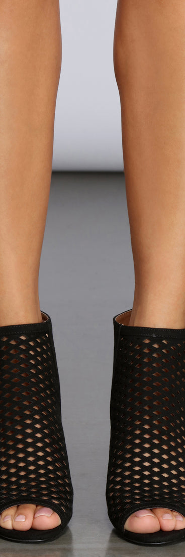 See You Peep Toe Booties for 2022 festival outfits, festival dress, outfits for raves, concert outfits, and/or club outfits