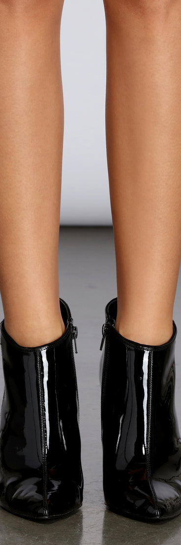 Drama Mama Patent Booties are chic ladies' shoes to complete your best 2023 outfits. They come in a variety of trendy women's shoe styles like platforms and dressy low-heels, & are available in wide widths for better comfort.