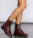 Faux Leather Lace-Up Combat Boots are chic ladies' shoes to complete your best 2023 outfits. They come in a variety of trendy women's shoe styles like platforms and dressy low-heels, & are available in wide widths for better comfort.