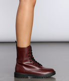 Faux Leather Lace-Up Combat Boots are chic ladies' shoes to complete your best 2023 outfits. They come in a variety of trendy women's shoe styles like platforms and dressy low-heels, & are available in wide widths for better comfort.