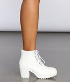 She's Unpredictable Lace Up Boots are chic ladies' shoes to complete your best 2023 outfits. They come in a variety of trendy women's shoe styles like platforms and dressy low-heels, & are available in wide widths for better comfort.