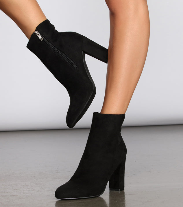 Walkin' With A Purpose Ankle Fit Booties is a trendy pick to create 2023 concert outfits, festival dresses, outfits for raves, or to complete your best party outfits or clubwear!