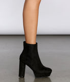 Good Vibes Platform Heel Booties for 2022 festival outfits, festival dress, outfits for raves, concert outfits, and/or club outfits
