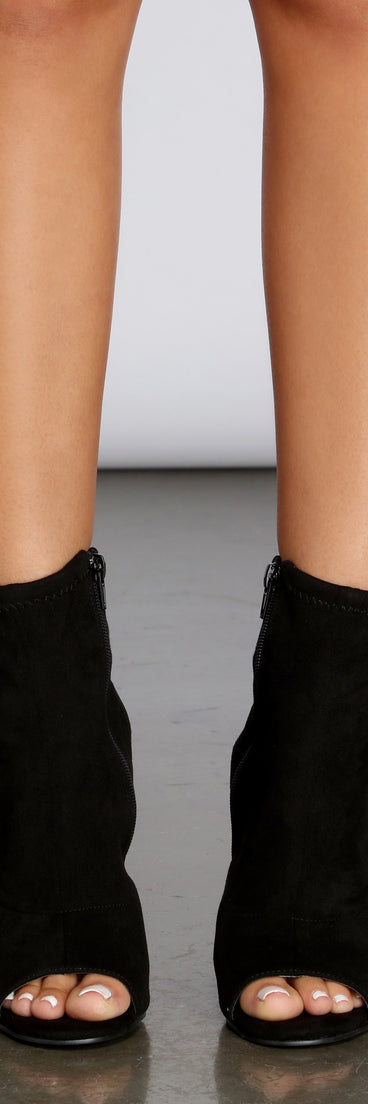 Step To The Beat Peep Toe Booties for 2022 festival outfits, festival dress, outfits for raves, concert outfits, and/or club outfits