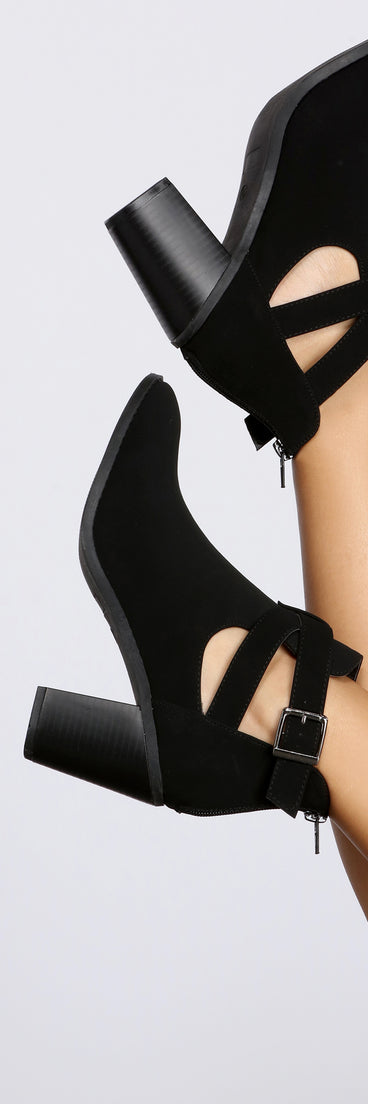 Falling For You Booties are chic ladies' shoes to complete your best 2023 outfits. They come in a variety of trendy women's shoe styles like platforms and dressy low-heels, & are available in wide widths for better comfort.