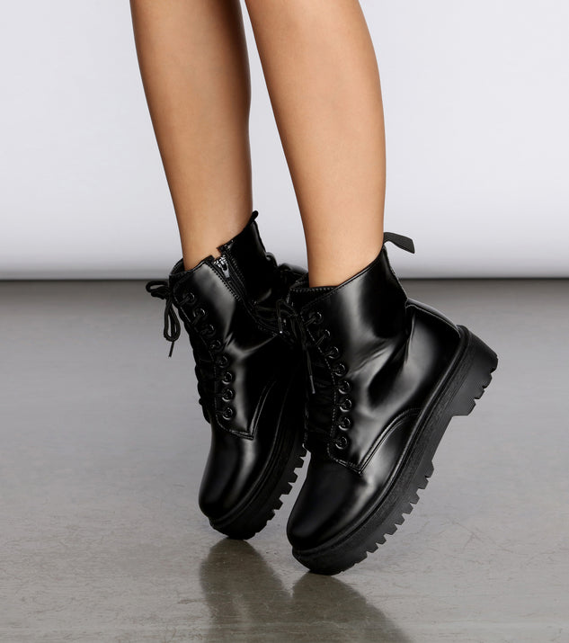 Don't Mess With Me Platform Combat Boots for 2022 festival outfits, festival dress, outfits for raves, concert outfits, and/or club outfits
