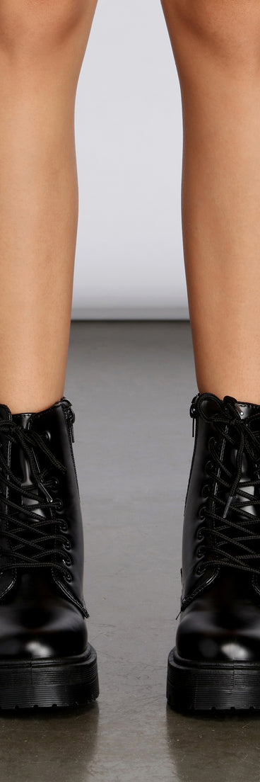 Don't Mess With Me Platform Combat Boots for 2022 festival outfits, festival dress, outfits for raves, concert outfits, and/or club outfits