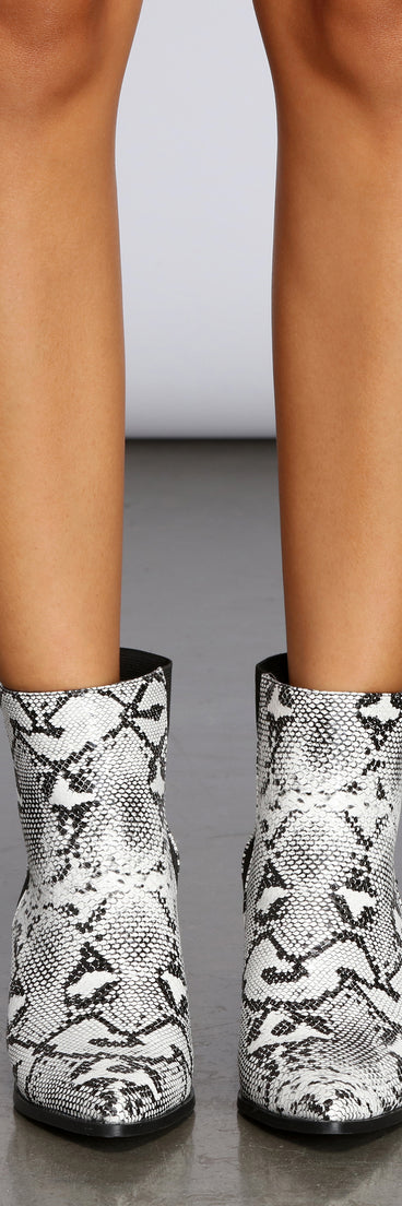 Snake A Look Booties for 2022 festival outfits, festival dress, outfits for raves, concert outfits, and/or club outfits