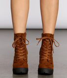 Keep It Glossy Lace Up Lug Heel Booties are chic ladies' shoes to complete your best 2023 outfits. They come in a variety of trendy women's shoe styles like platforms and dressy low-heels, & are available in wide widths for better comfort.