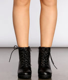 Kickin' It Faux Leather Lace Up Booties are chic ladies' shoes to complete your best 2023 outfits. They come in a variety of trendy women's shoe styles like platforms and dressy low-heels, & are available in wide widths for better comfort.