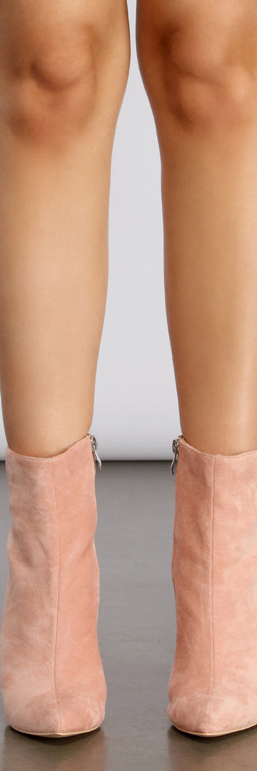 All Things Femme Faux Suede Booties are chic ladies' shoes to complete your best 2023 outfits. They come in a variety of trendy women's shoe styles like platforms and dressy low-heels, & are available in wide widths for better comfort.