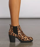 Wild Instincts Leopard Lug Booties are chic ladies' shoes to complete your best 2023 outfits. They come in a variety of trendy women's shoe styles like platforms and dressy low-heels, & are available in wide widths for better comfort.