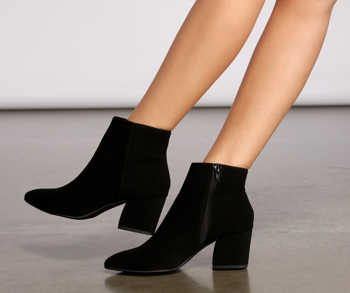 Step Out Style Block Heel Booties