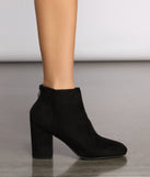 Slay In Basic Faux Suede Booties are chic ladies' shoes to complete your best 2023 outfits. They come in a variety of trendy women's shoe styles like platforms and dressy low-heels, & are available in wide widths for better comfort.