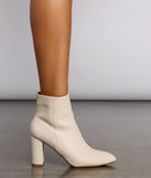 Back To Basics Faux Leather Ankle Booties are chic ladies' shoes to complete your best 2023 outfits. They come in a variety of trendy women's shoe styles like platforms and dressy low-heels, & are available in wide widths for better comfort.