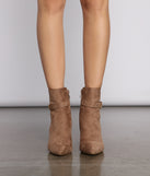 Chic Buckle Detail Pointed Toe Booties are chic ladies' shoes to complete your best 2023 outfits. They come in a variety of trendy women's shoe styles like platforms and dressy low-heels, & are available in wide widths for better comfort.