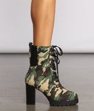 Step Up Camo Lug Sole Booties are chic ladies' shoes to complete your best 2023 outfits. They come in a variety of trendy women's shoe styles like platforms and dressy low-heels, & are available in wide widths for better comfort.