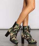 Step Up Camo Lug Sole Booties are chic ladies' shoes to complete your best 2023 outfits. They come in a variety of trendy women's shoe styles like platforms and dressy low-heels, & are available in wide widths for better comfort.