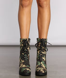 Step Up Camo Lug Sole Booties are chic ladies' shoes to complete your best 2023 outfits. They come in a variety of trendy women's shoe styles like platforms and dressy low-heels, & are available in wide widths for better comfort.